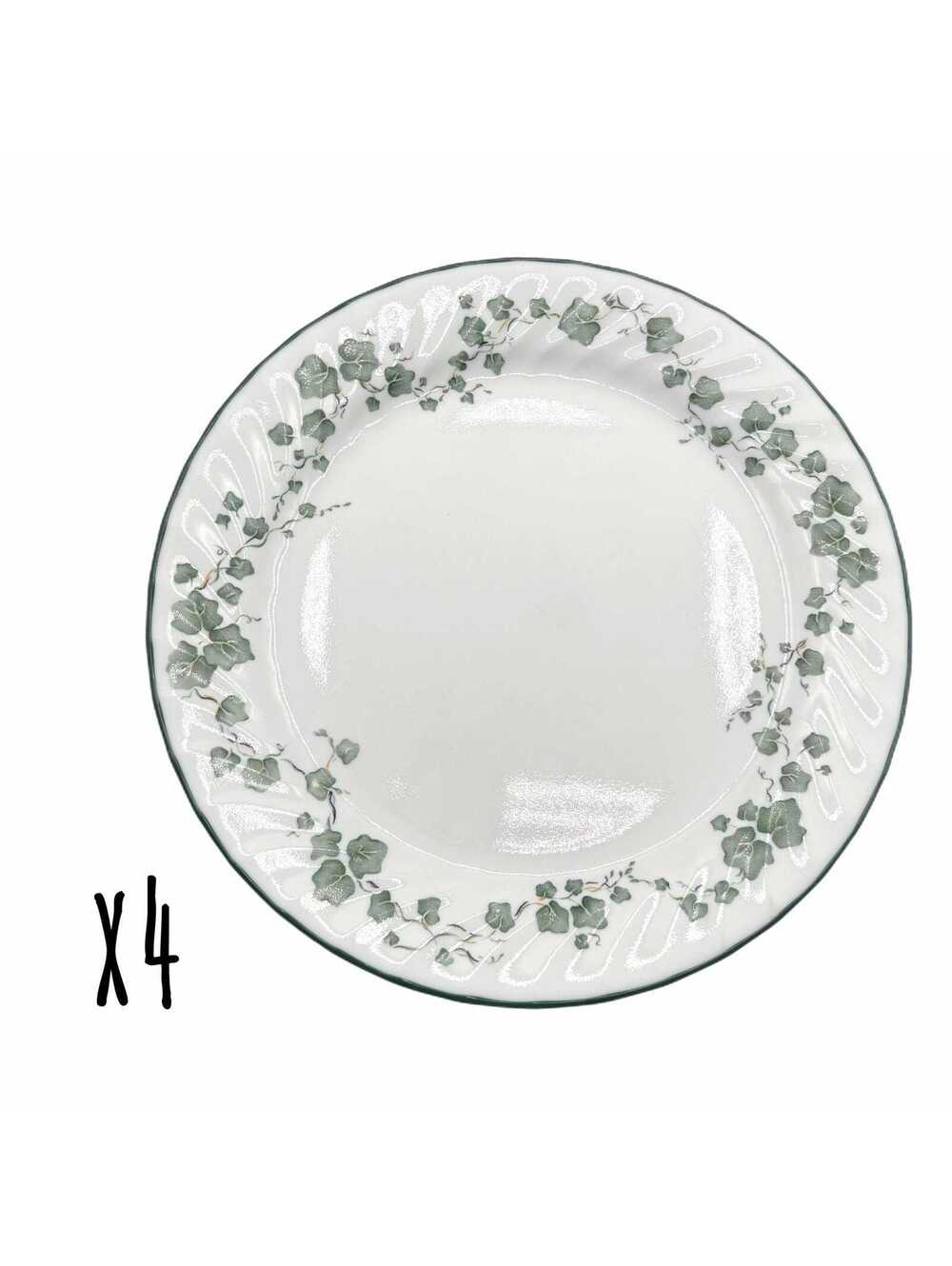 Set of 4 Vintage Corelle Callaway 10.25” Dinner Plates